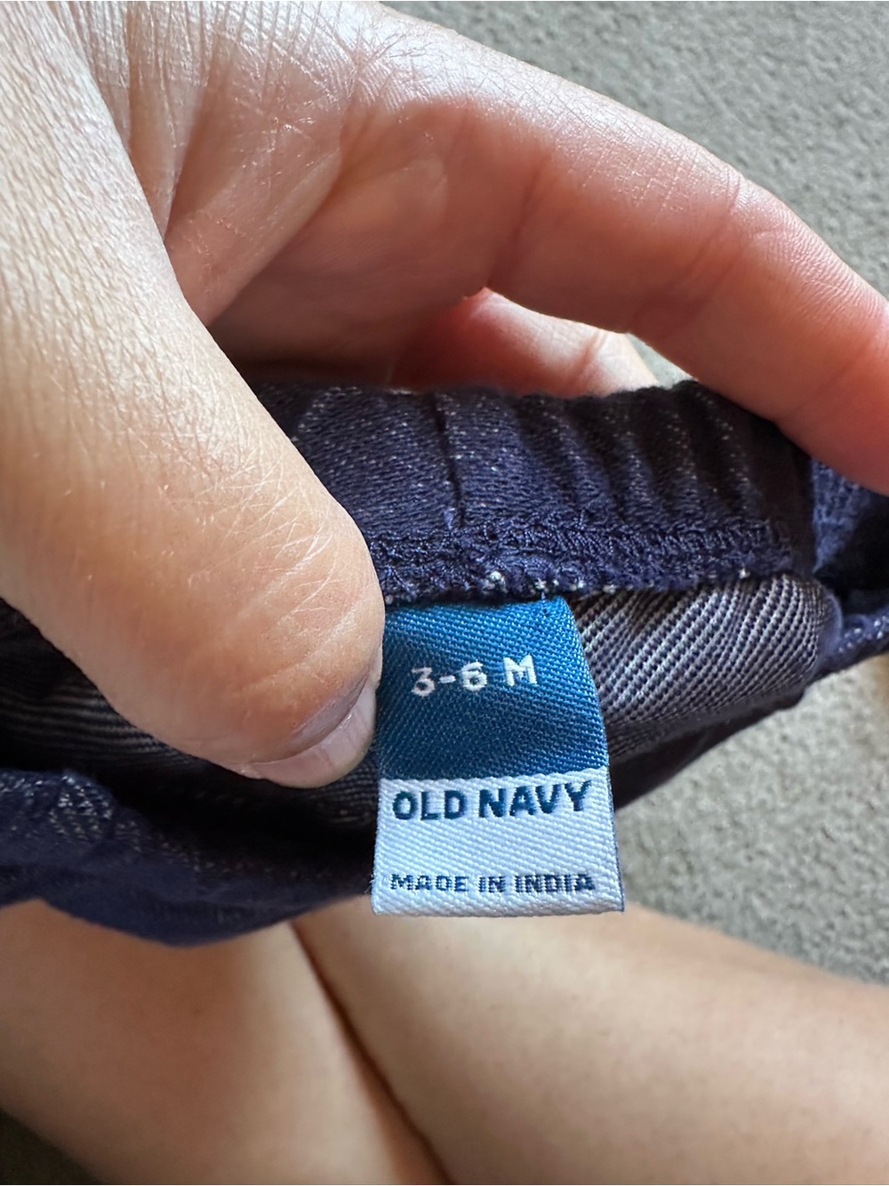 Old Navy Lot of 3 Ruffle Butt infant pants in green, blue, size black 3-6 months - Picture 4 of 13